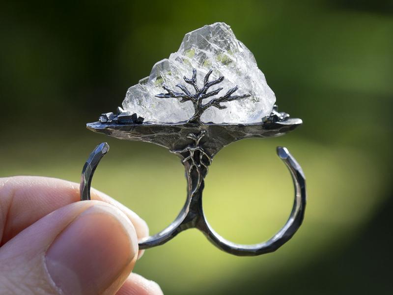 Artwork Featuring Natural Crystals
