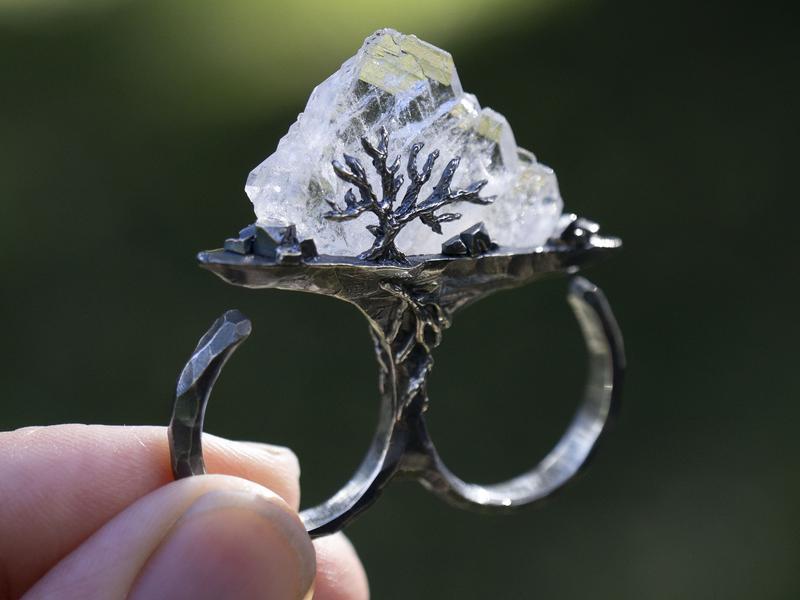Artwork Featuring Natural Crystals