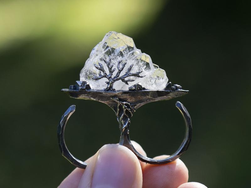 Artwork Featuring Natural Crystals