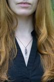 Small Quartz Crystal Moon & Star Pendant
