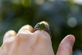 Raw Diopside Crystal Ring