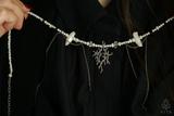 Tor Necklace — Pearl and Garnet