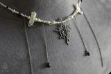 Tor Necklace — Pearl and Garnet