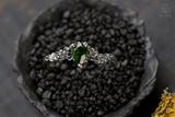 Mossy Chrome Diopside Ring