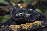 Mossy Chrome Diopside Ring