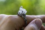 Raw Quartz Crystal Ring