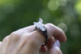 Raw Quartz Crystal Ring
