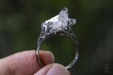 Raw Quartz Crystal Ring