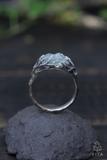 Raw Aquamarine Crystal Ring