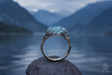Raw Aquamarine Crystal Ring