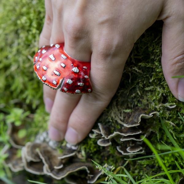 Fly Agaric Mushroom Ring