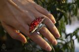 Fly Agaric Mushroom Ring Set