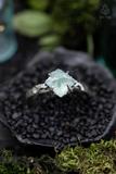 Raw Fluorite Crystal Ring