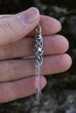 Quartz Crystal Moon & Star Pendant