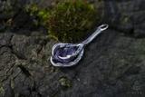 Amethyst Raven Claw Pendant