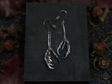 Raven Claw Dangle Earrings
