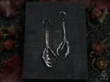 Raven Claw Dangle Earrings