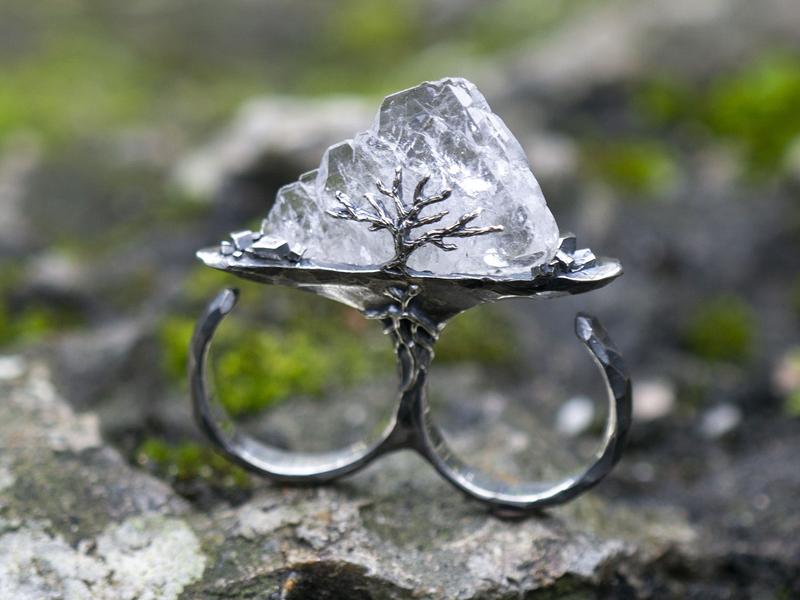 Artwork Featuring Natural Crystals
