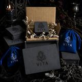 Victoria Gothic Silver Logo Necklace